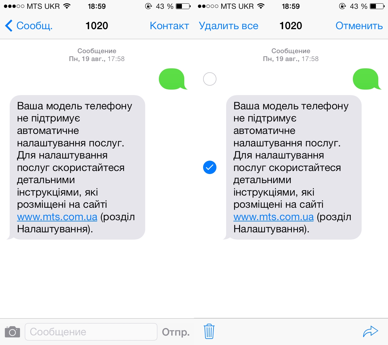 Удали смс. Удаленные сообщения в айфоне. Сообщение IOS. Сообщение айфон.